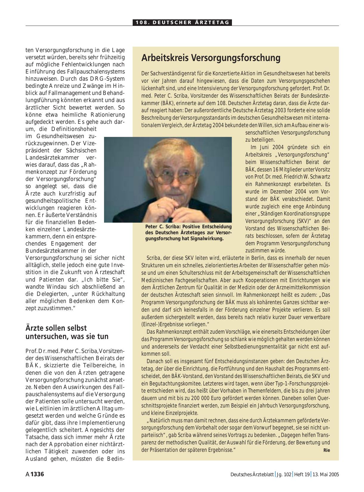 Vorschauseite 1: Arbeitskreis Versorgungsforschung