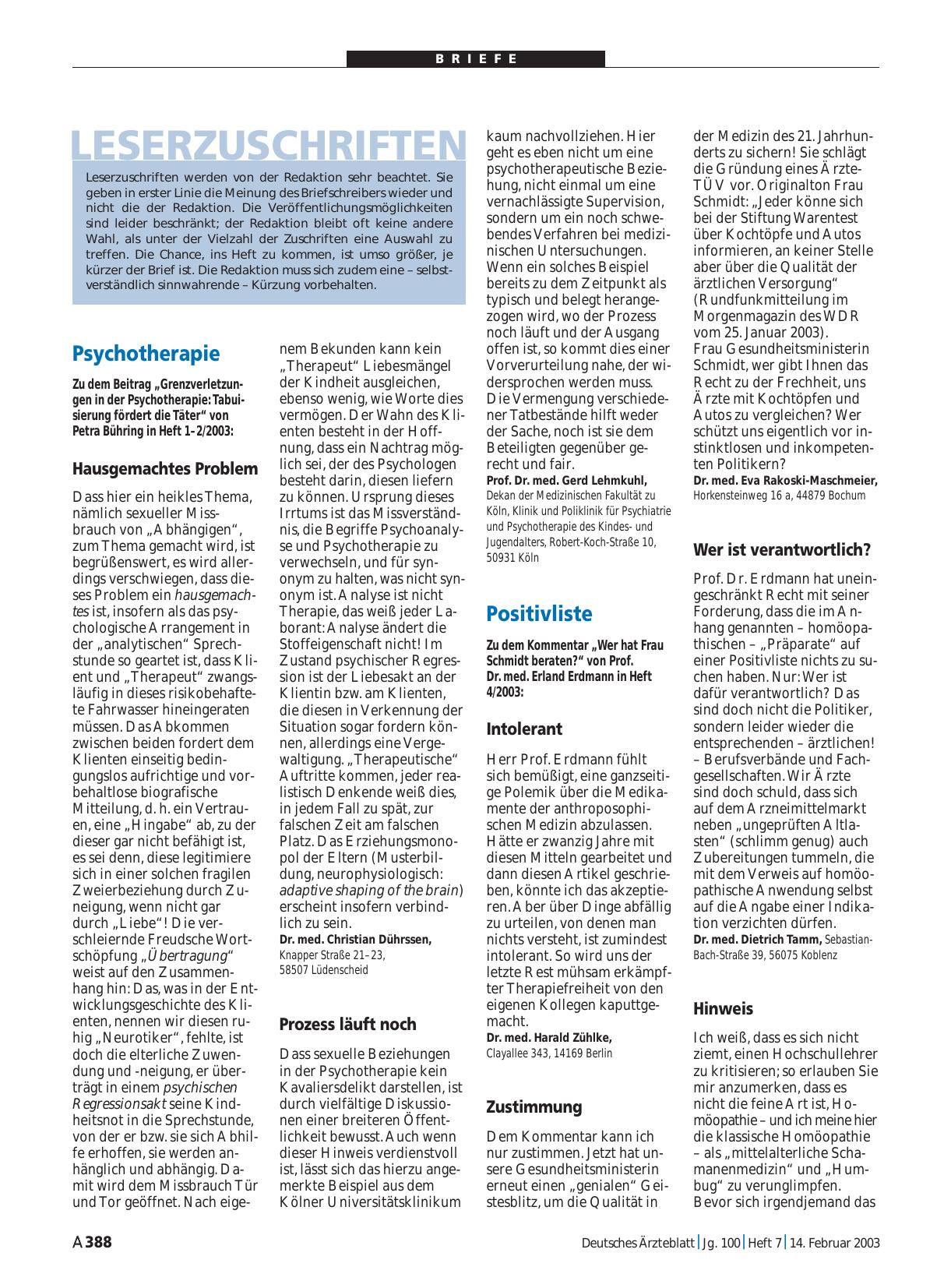 Vorschauseite 1: Positivliste Wer ist verantwortlich?