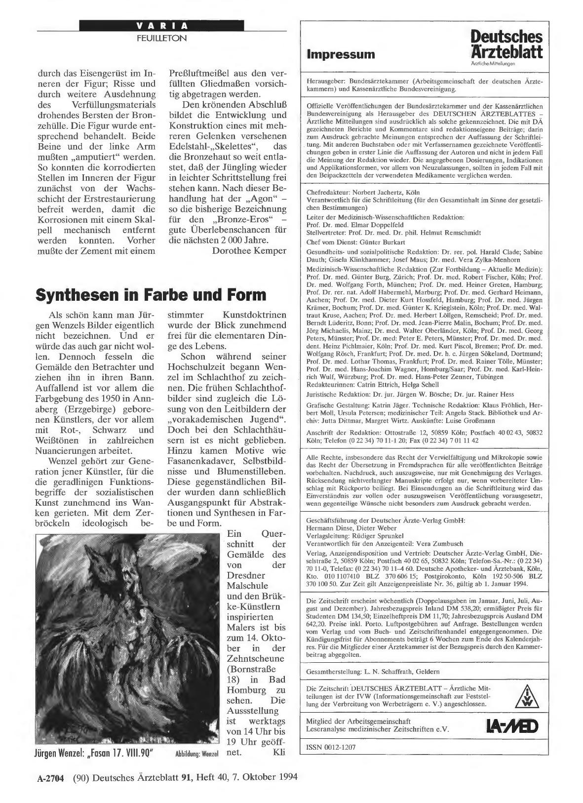 Vorschauseite 1: Synthesen in Farbe und Form