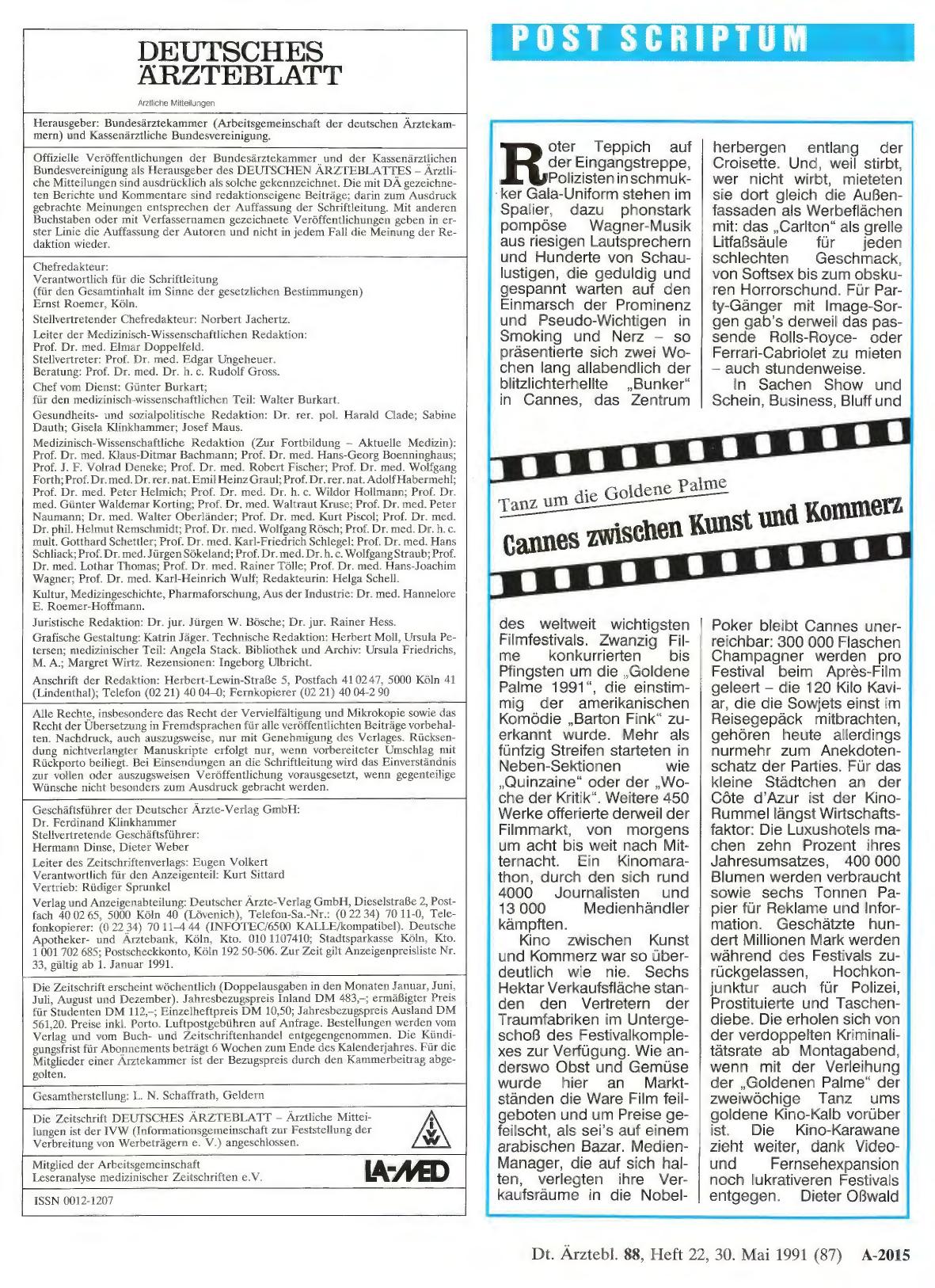 Vorschauseite 1: Tanz um die Goldene Palme: Cannes zwischen Kunst und Kommerz