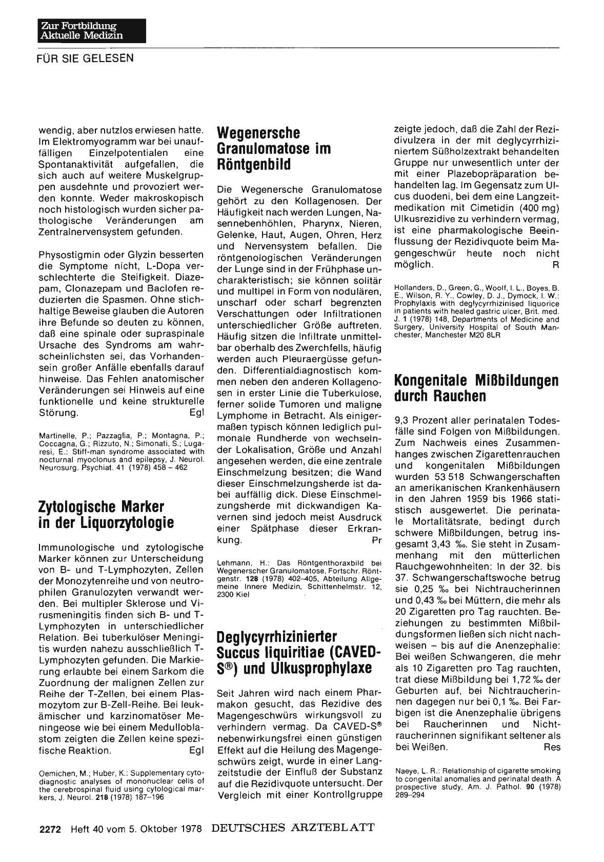 Vorschauseite 1: Wegenersche Granulomatose im Röntgenbild