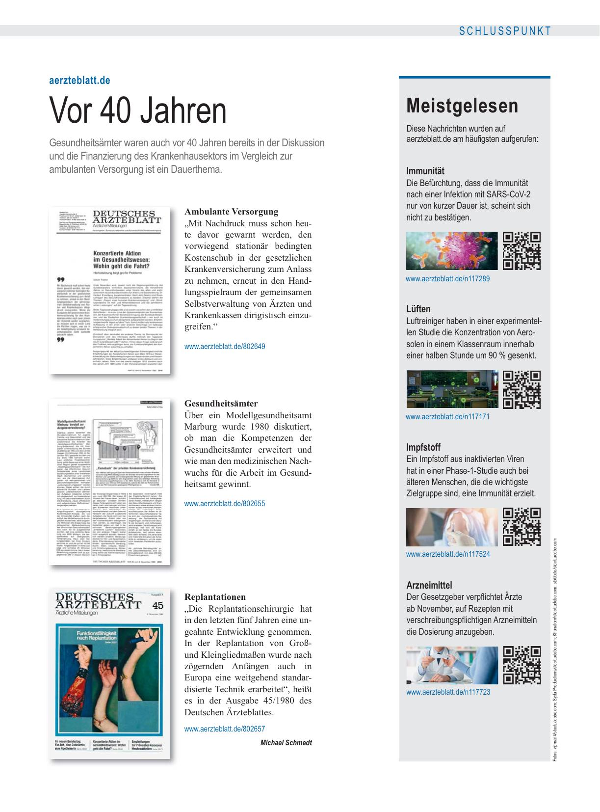 Vorschauseite 1: Meistgelesen