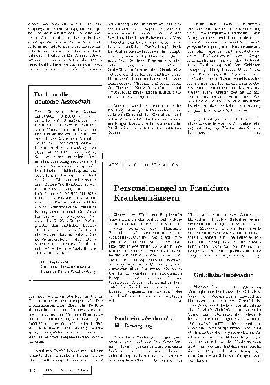 Vorschauseite 1: Noch ein „Zentrum": für Bewegung