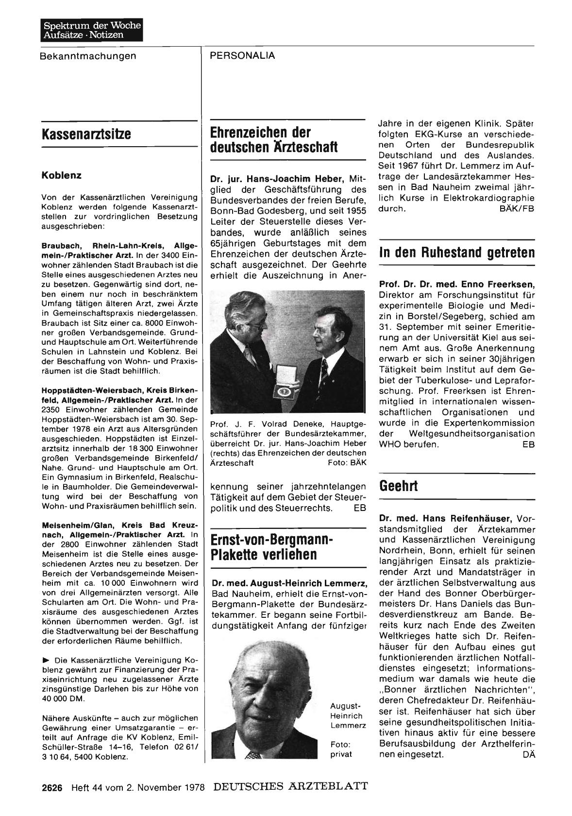 Vorschauseite 1: In den Ruhestand getreten