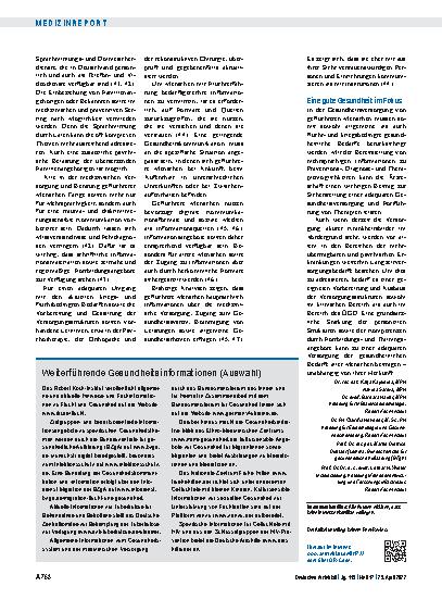 Vorschauseite 4: Fluchtmigration: Für eine gute Gesundheit sorgen
