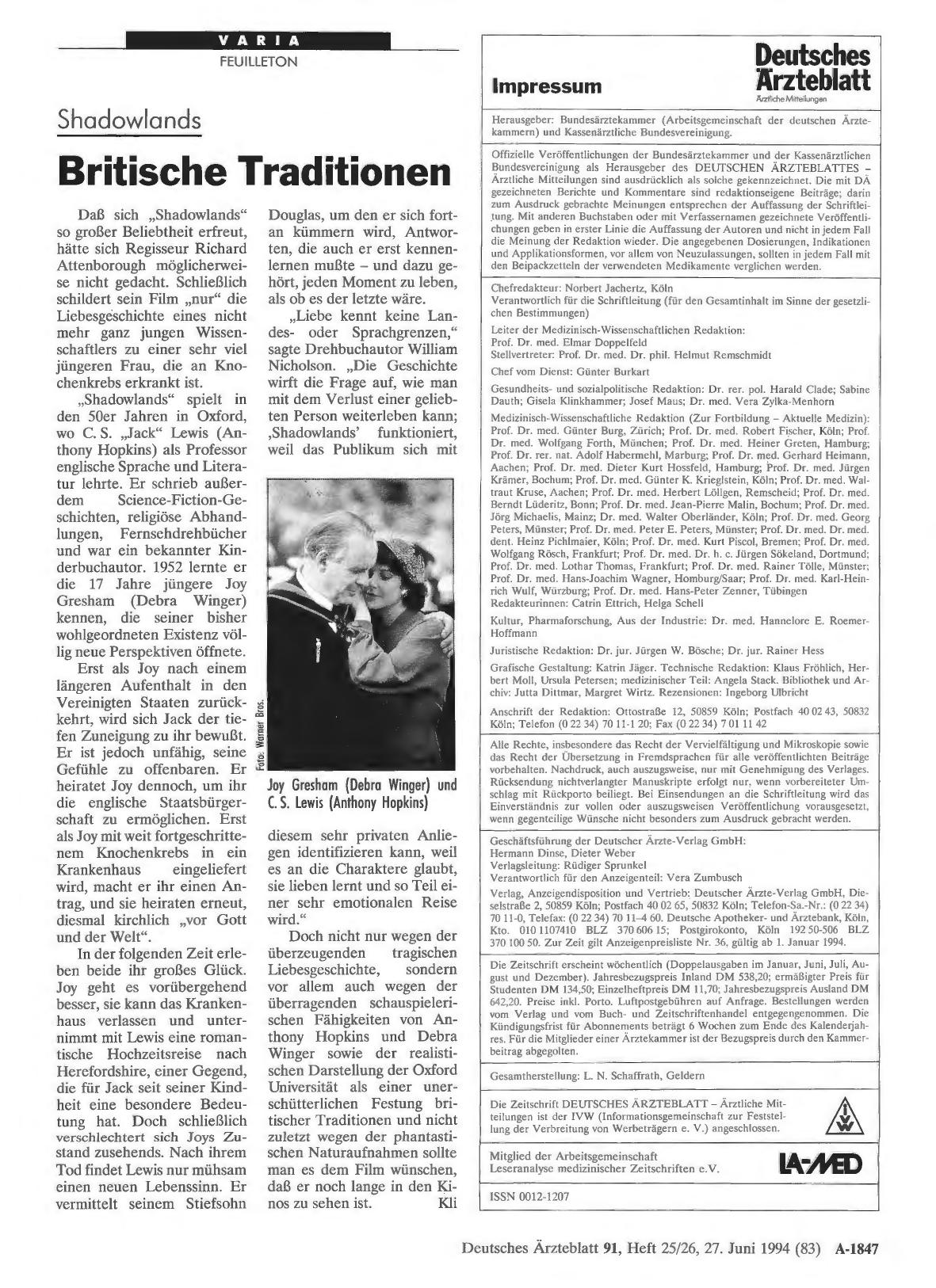 Vorschauseite 1: Shadowlands Britische Traditionen
