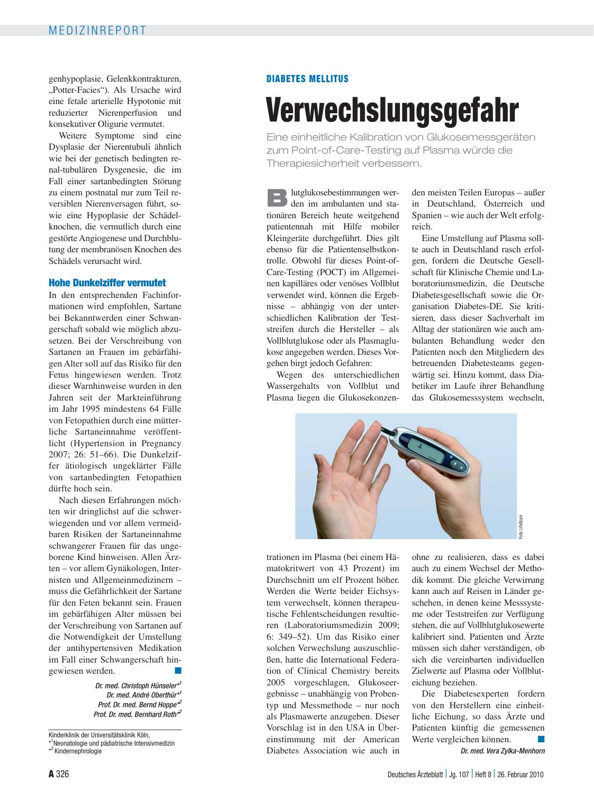 Vorschauseite 1: Diabetes mellitus: Verwechslungsgefahr