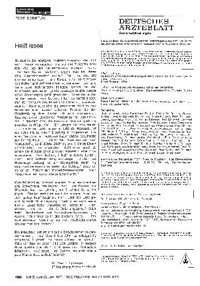 Vorschauseite 1: Heiß isses