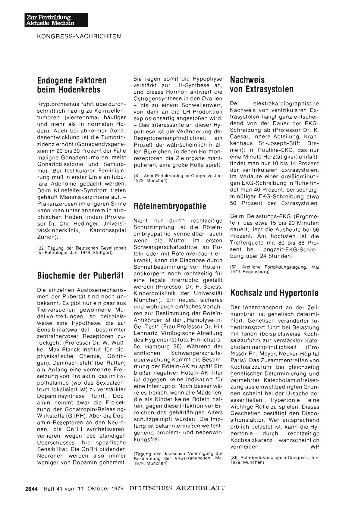 Vorschauseite 1: Endogene Faktoren beim Hodenkrebs