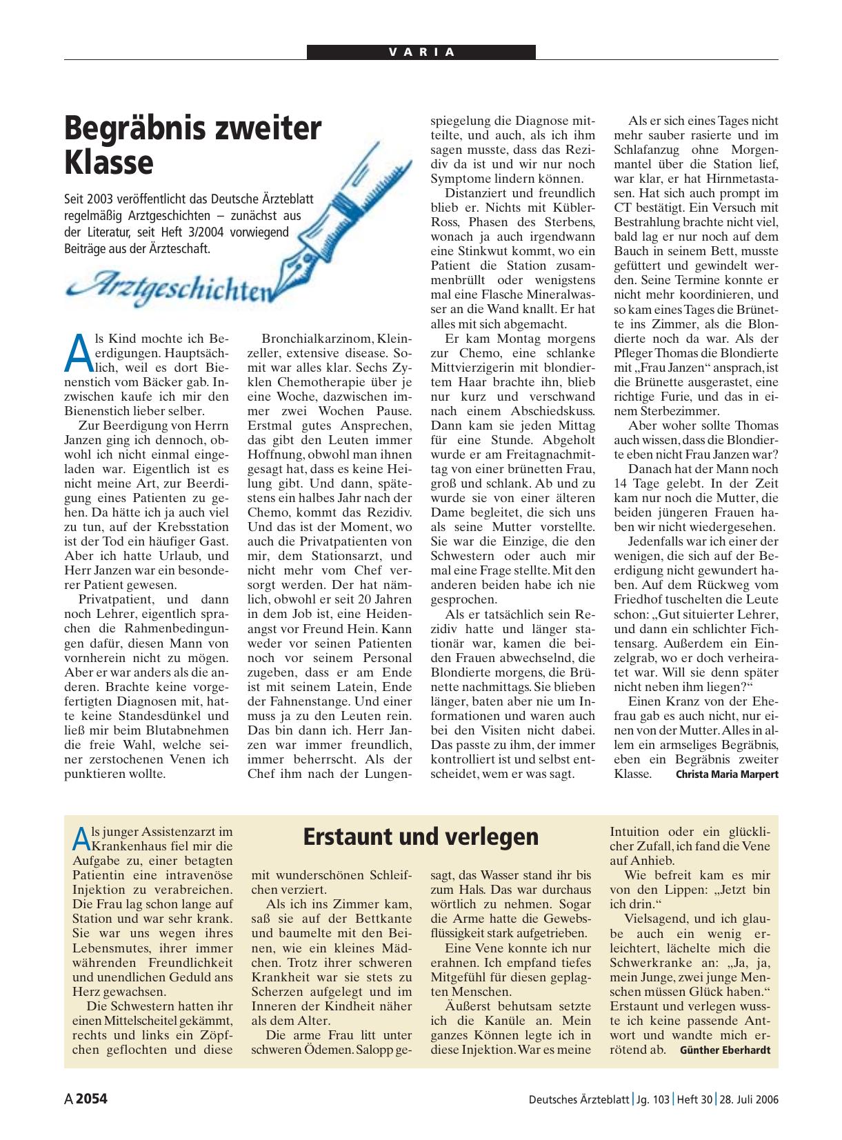 Vorschauseite 1: Erstaunt und verlegen