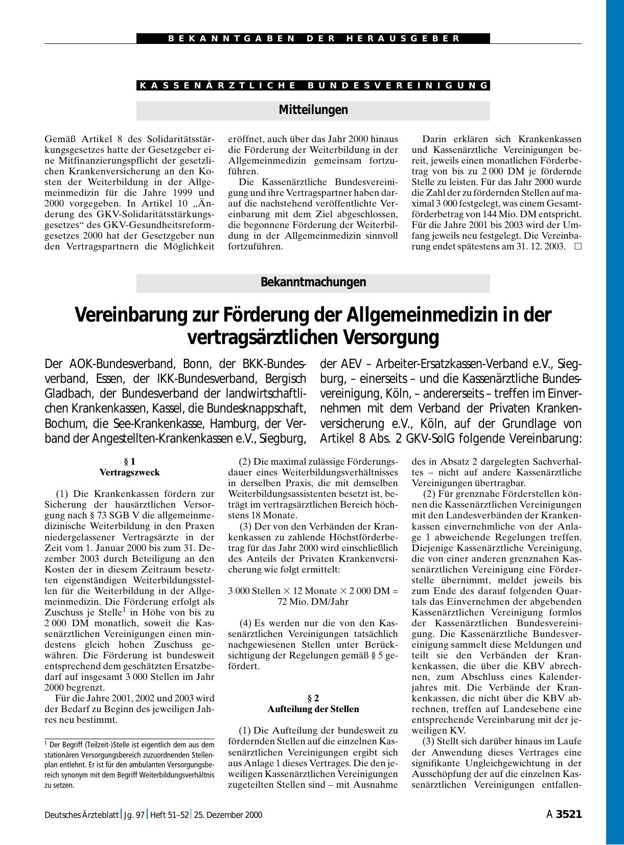 Vorschauseite 1: Mitteilungen