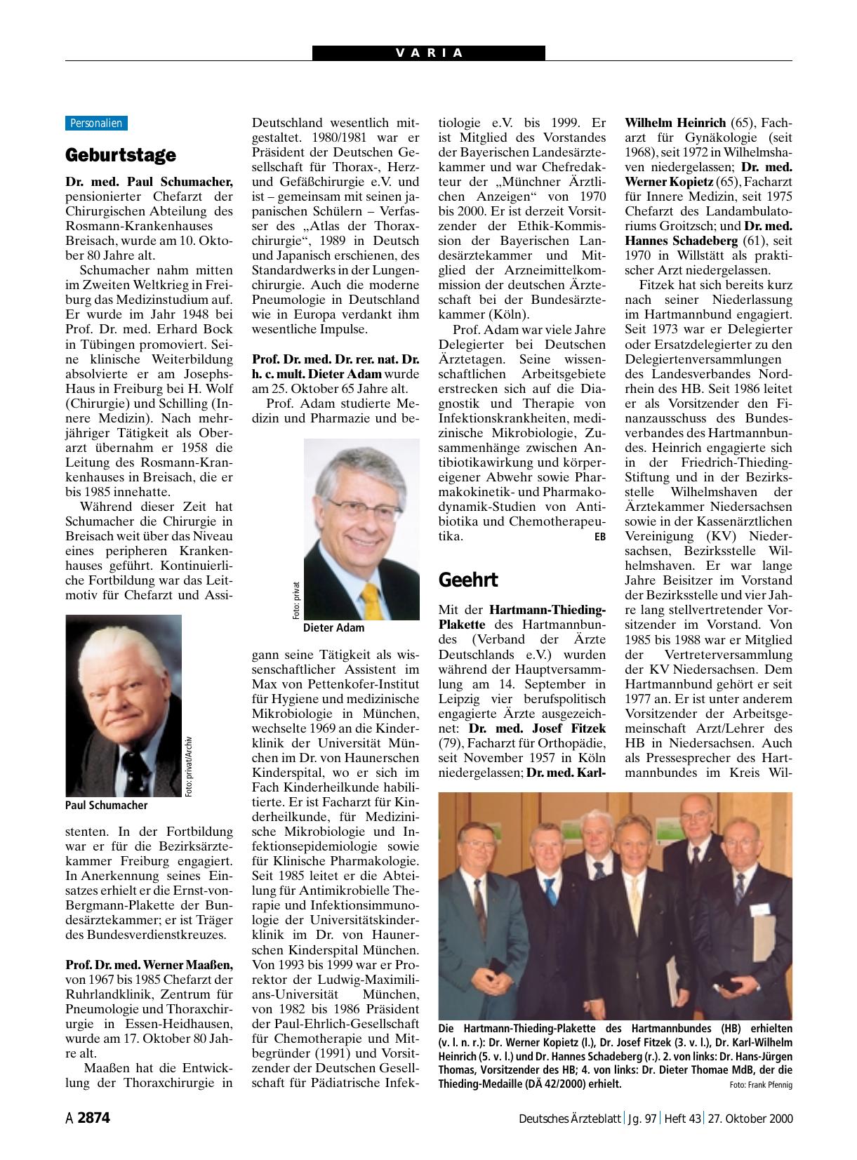 Vorschauseite 1: Geehrt