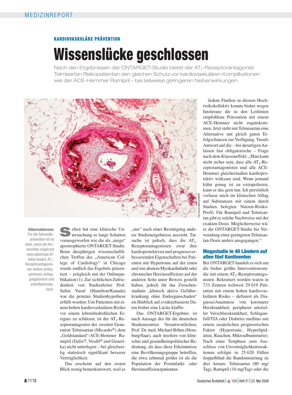 Vorschauseite 1: Kardiovaskuläre Prävention: Wissenslücke geschlossen