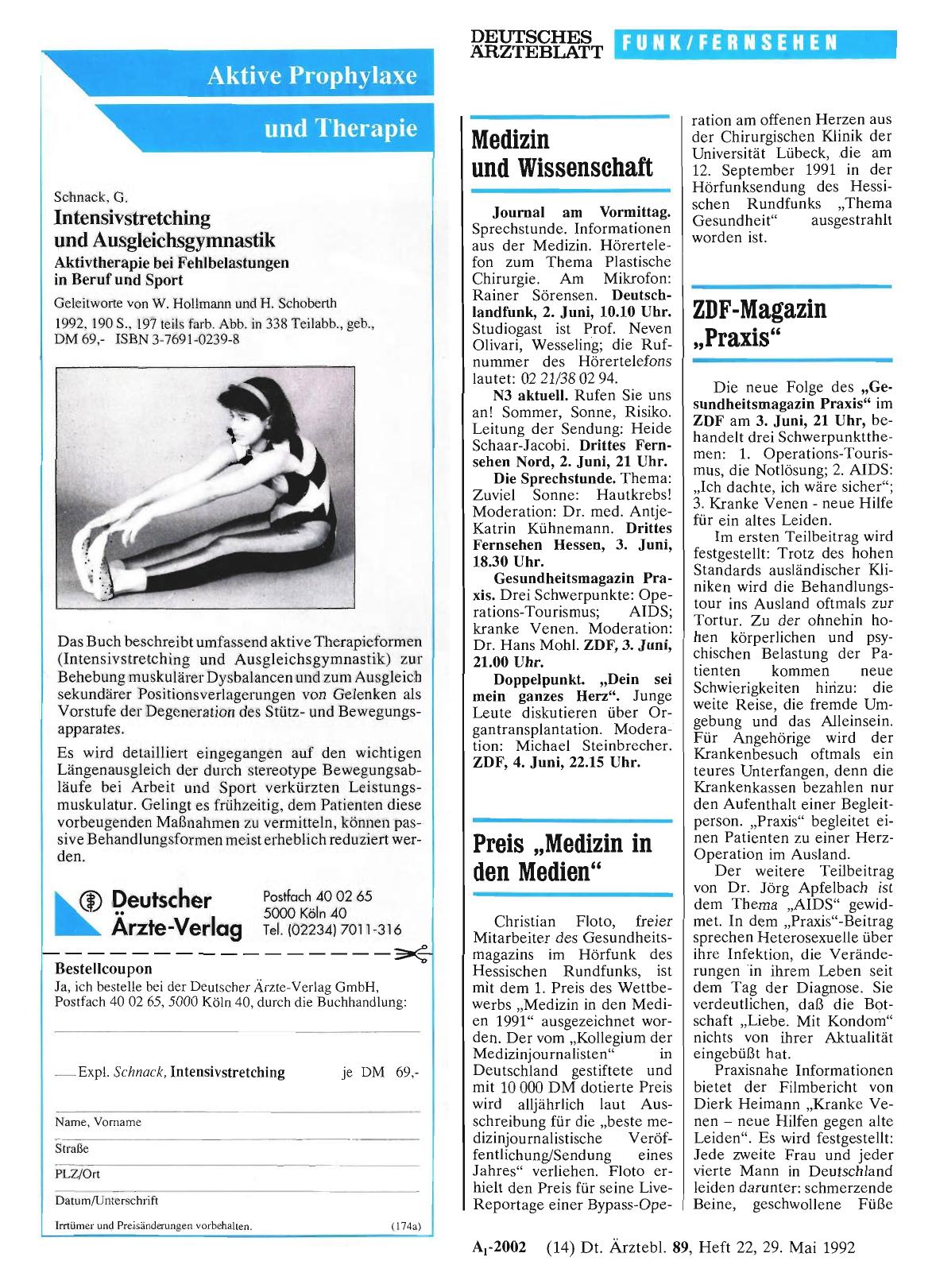 Vorschauseite 1: Medizin und Wissenschaft