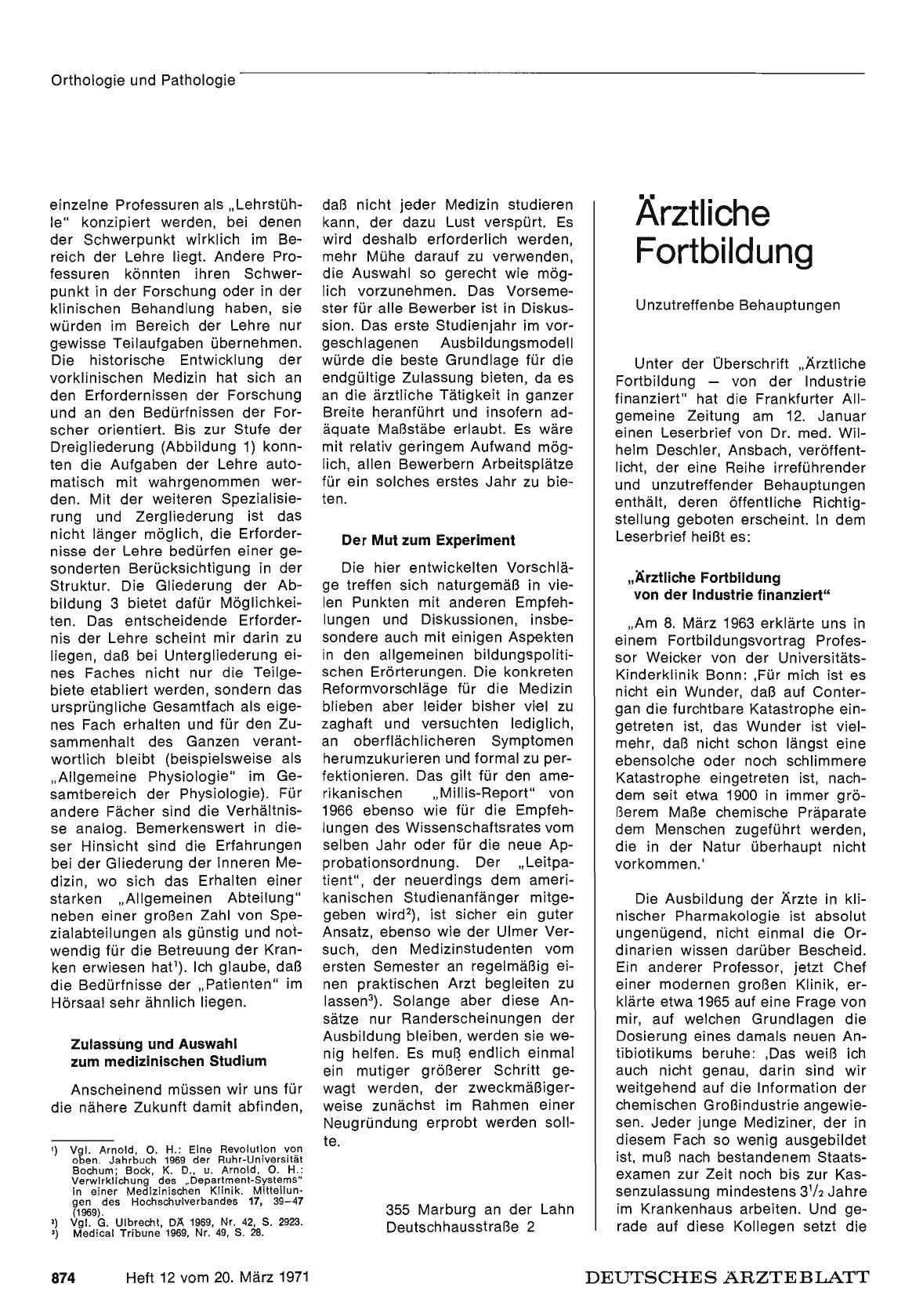Vorschauseite 1: Ärztliche Fortbildung