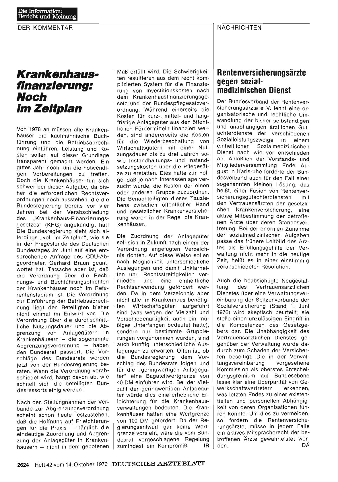 Vorschauseite 1: Rentenversicherungsärzte gegen sozialmedizinischen Dienst