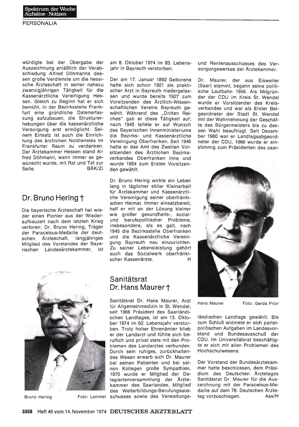 Vorschauseite 1: Dr. Bruno Hering †