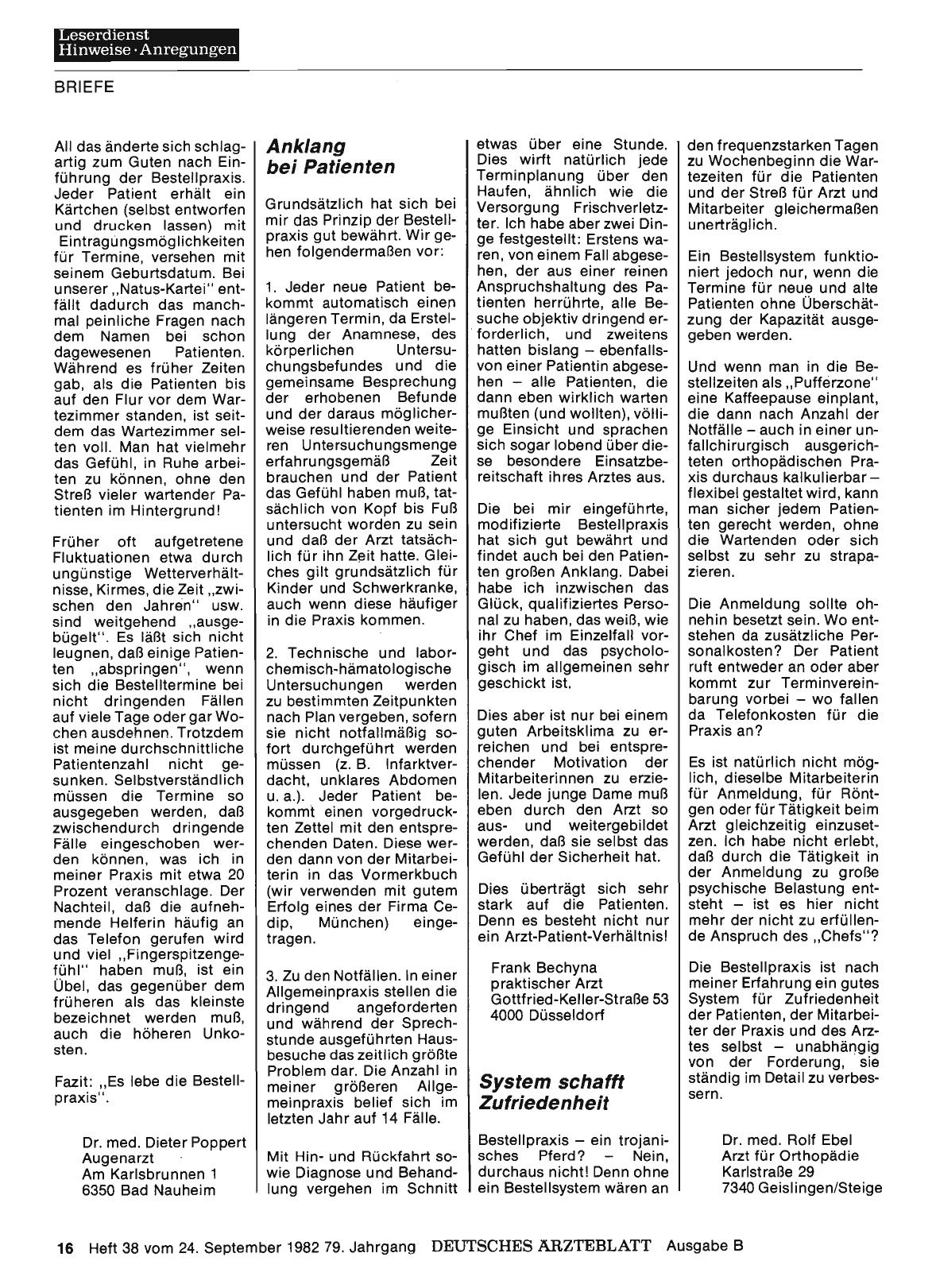 Vorschauseite 1: BESTELLPRAXIS: Anklang bei Patienten