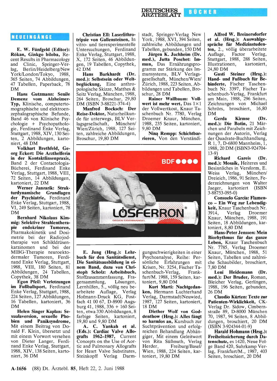 Vorschauseite 1: Neueingänge