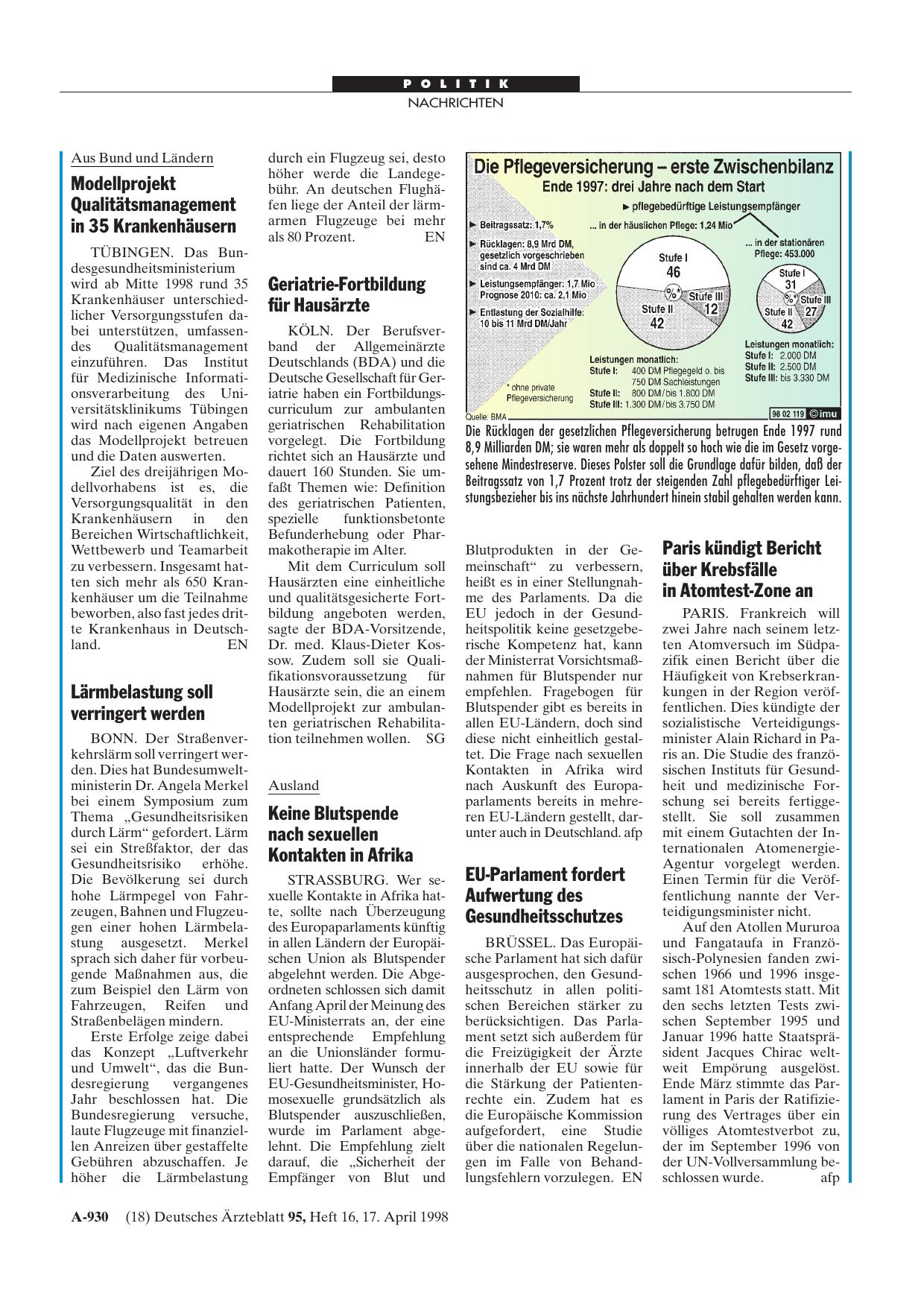 Vorschauseite 1: EU-Parlament fordert Aufwertung des Gesundheitsschutzes
