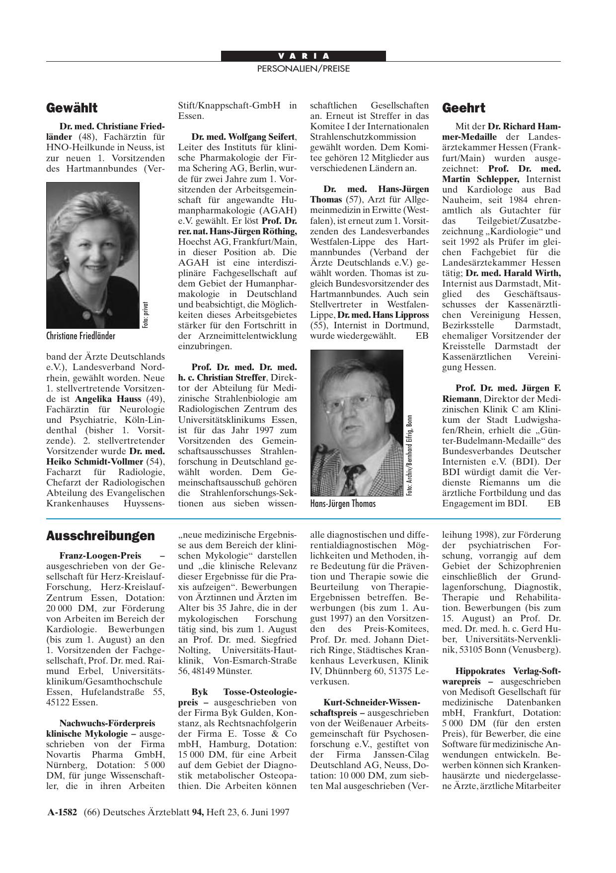 Vorschauseite 1: Geehrt
