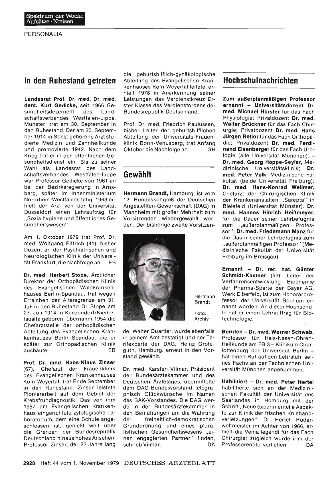 Vorschauseite 1: In den Ruhestand getreten