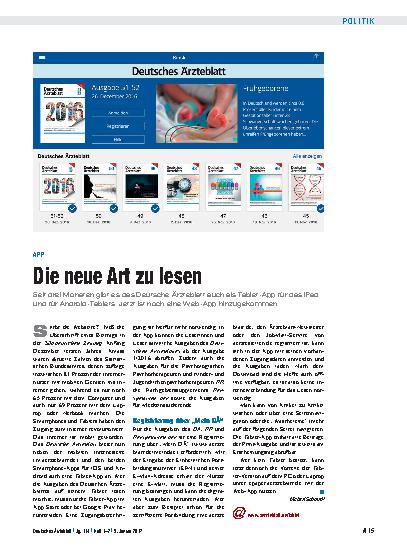 Vorschauseite 1: App: Die neue Art zu lesen