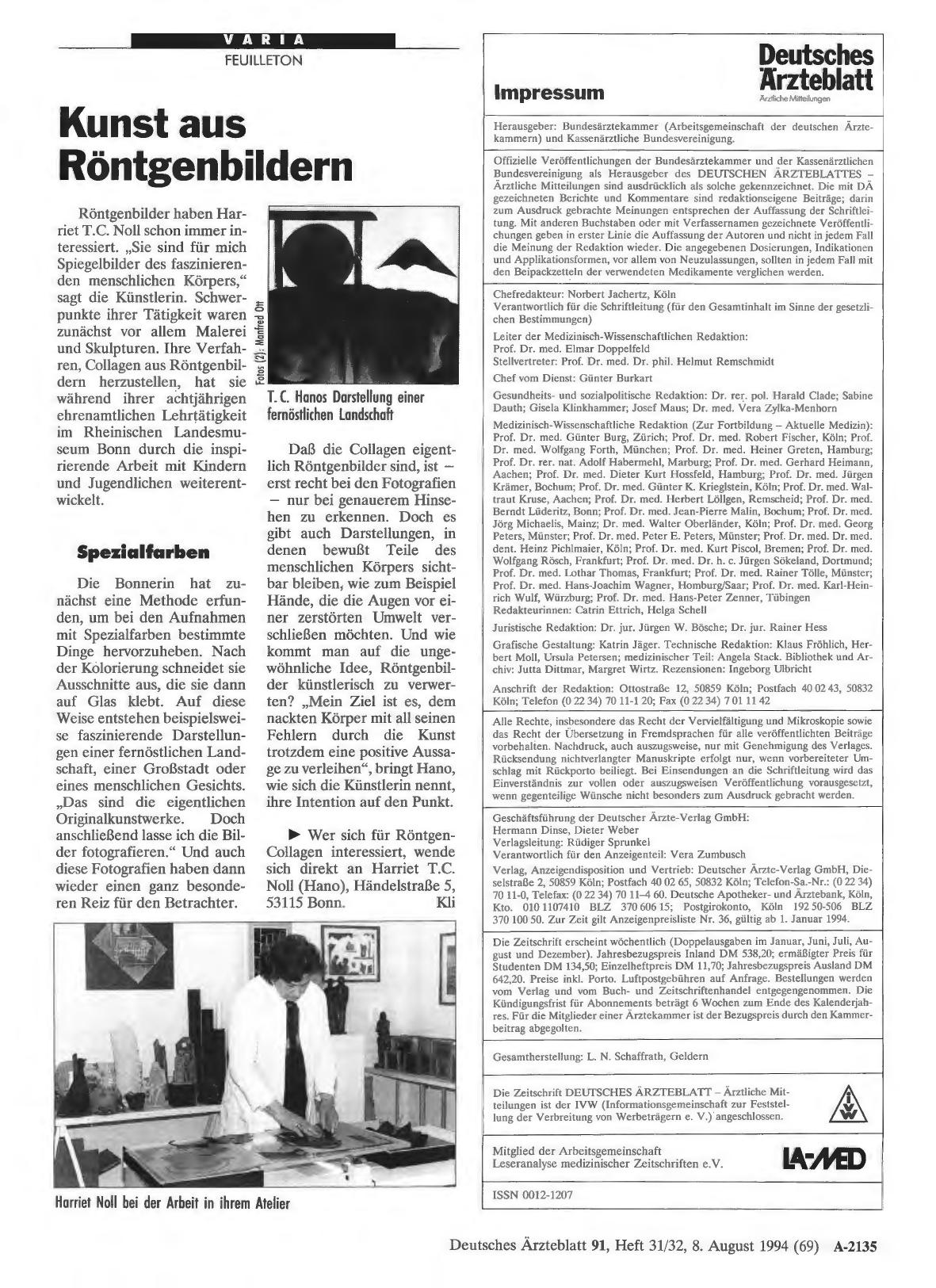 Vorschauseite 1: Kunst aus Röntgenbildern