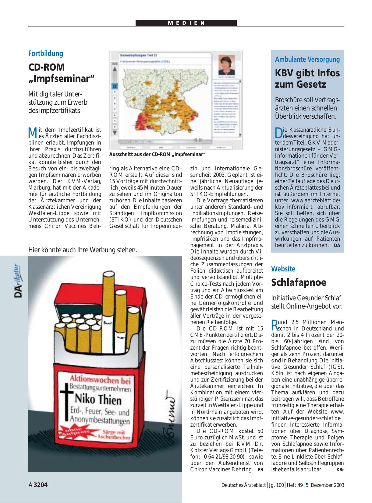 Vorschauseite 1: Website: Schlafapnoe