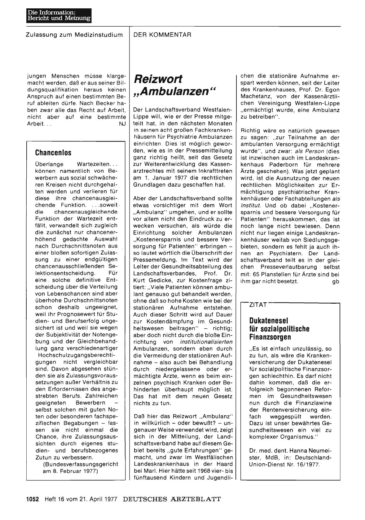 Vorschauseite 1: Dukatenesel für sozialpolitische Finanzsorgen