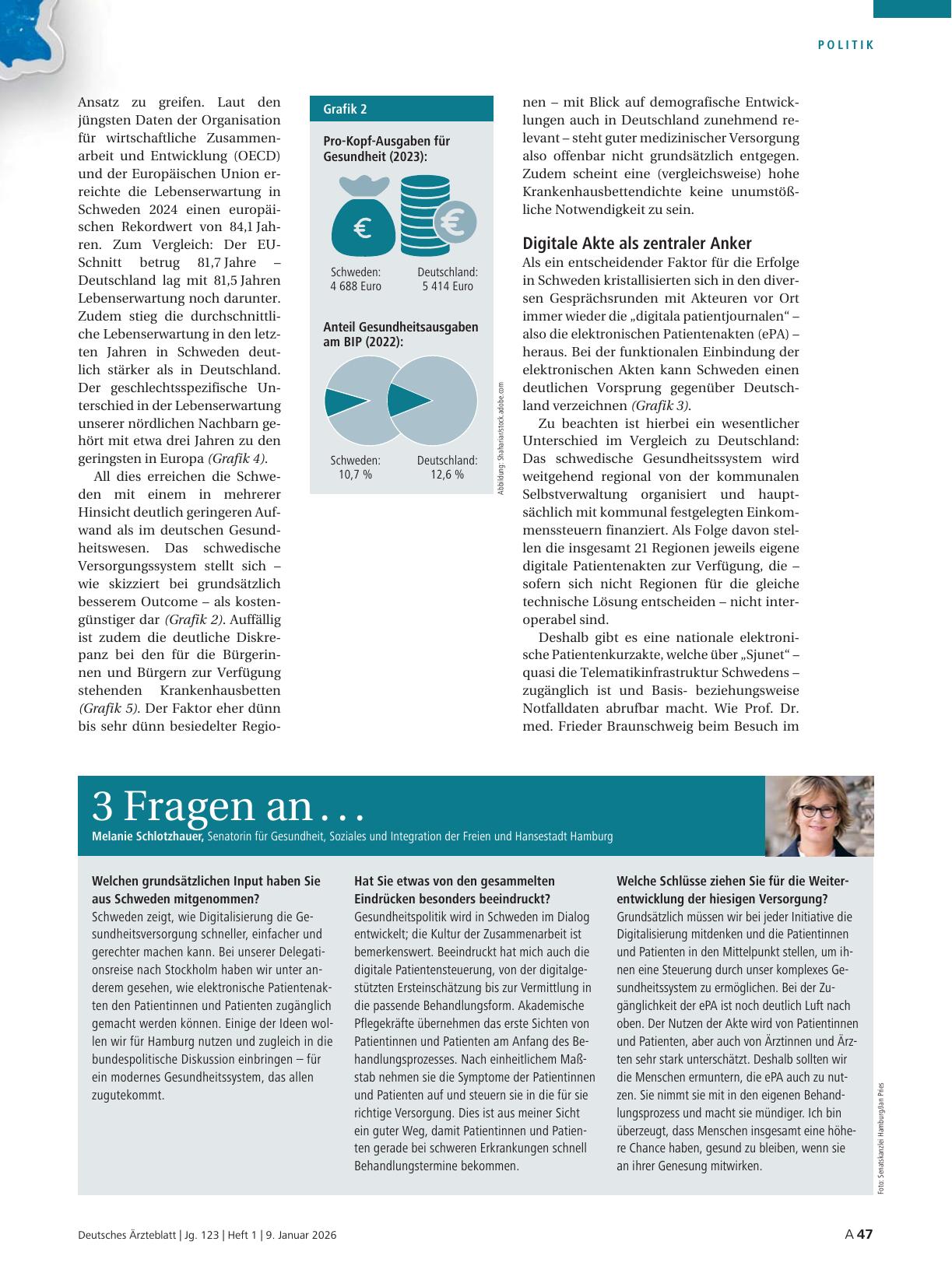 Vorschauseite 2: Digitalisierung im Gesundheitswesen: Impulse aus dem Norden Europas