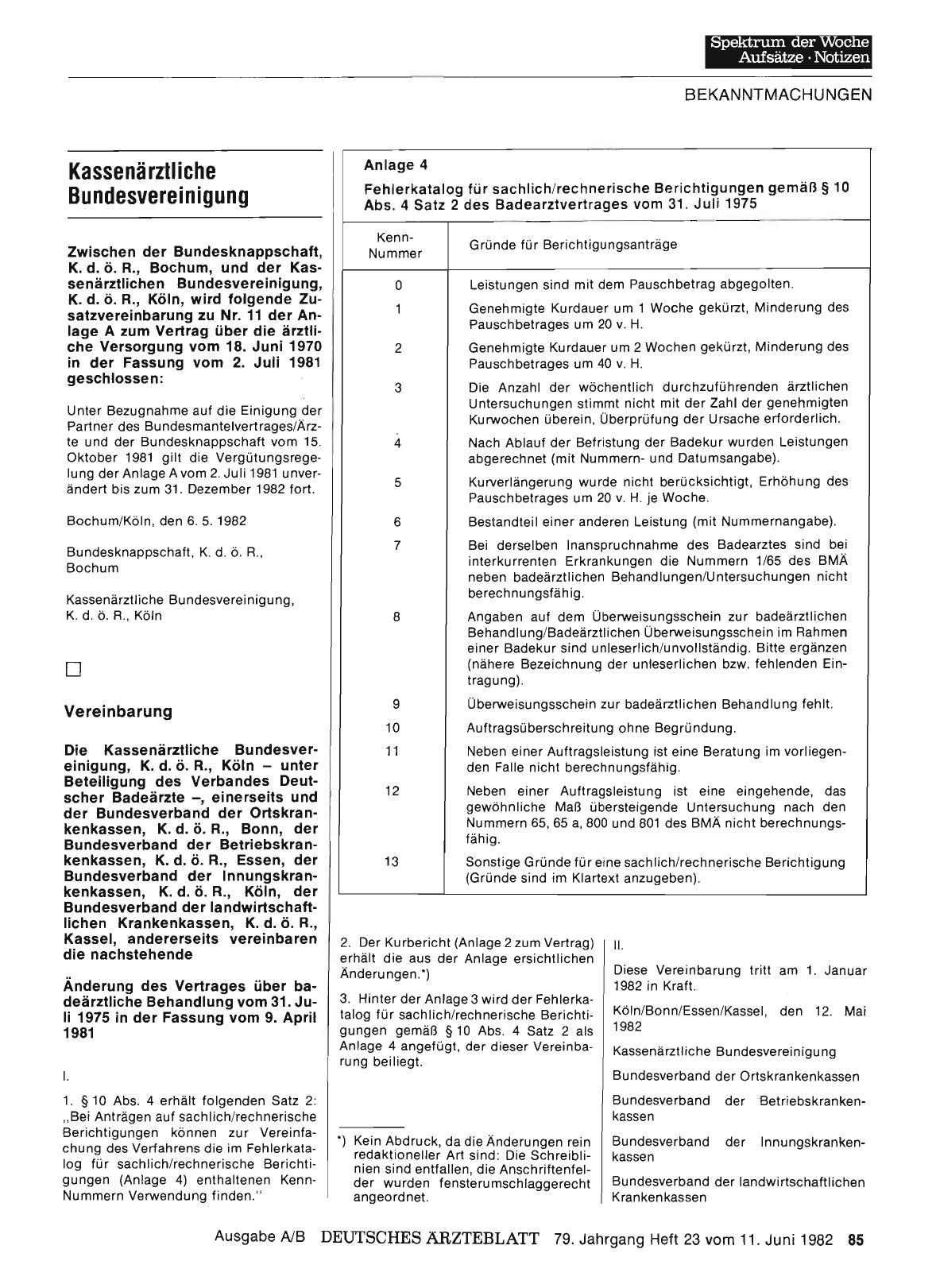 Vorschauseite 1: Kassenärztliche Bundesvereinigung