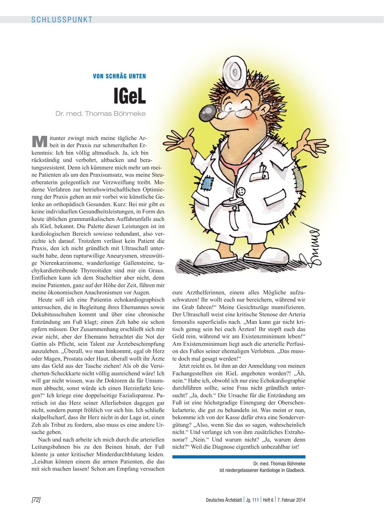 Vorschauseite 1: Von schräg unten: IGeL
