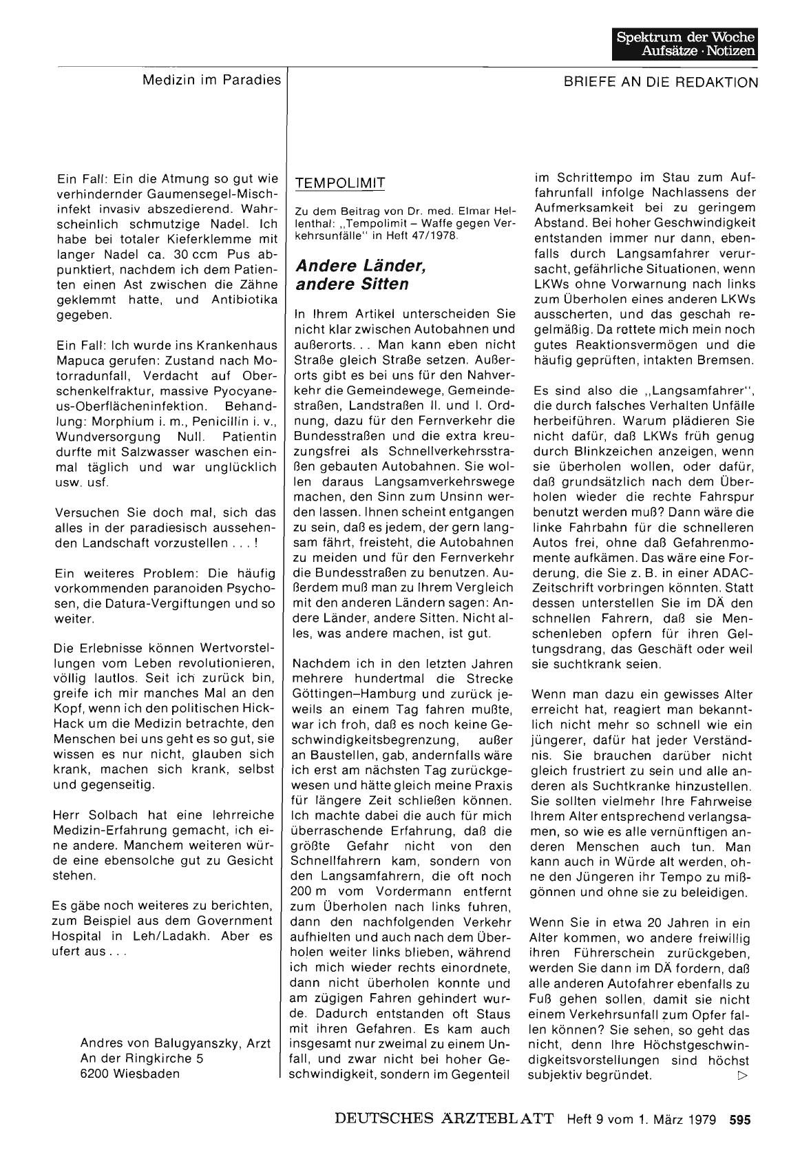 Vorschauseite 1: TEMPOLIMIT: Andere Länder, andere Sitten