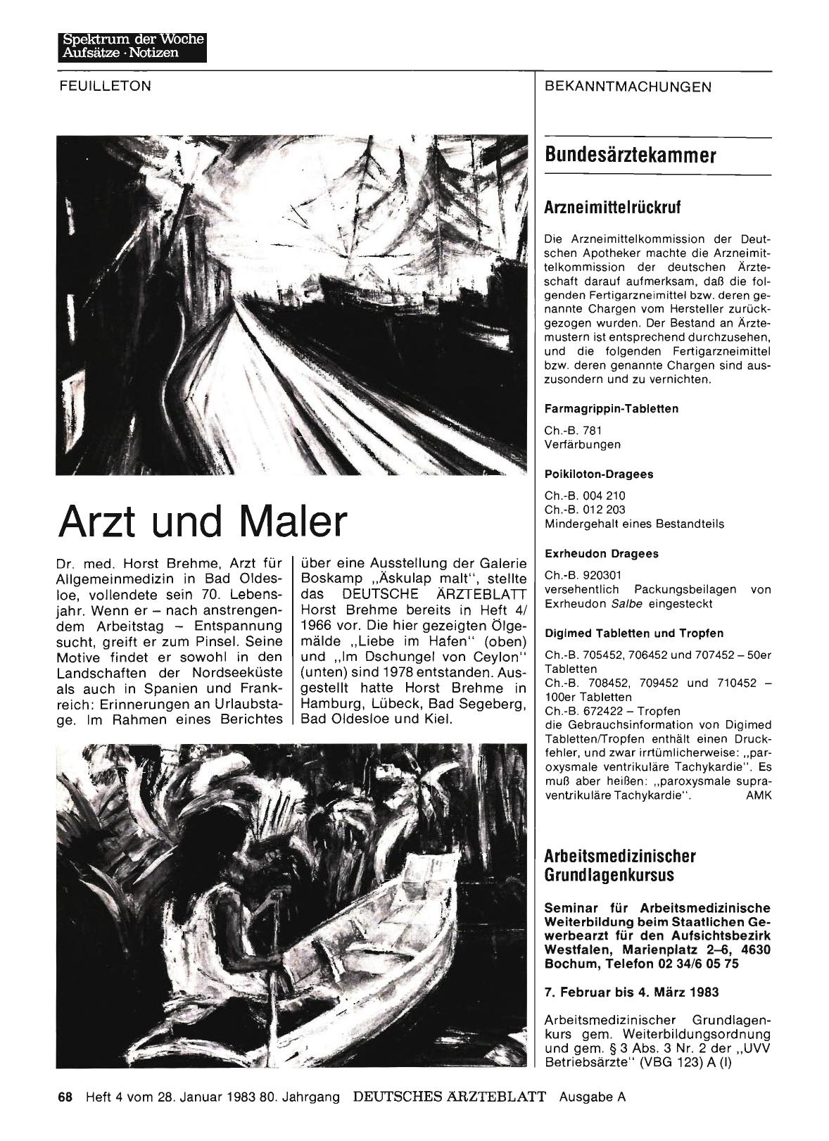 Vorschauseite 1: Bundesärztekammer