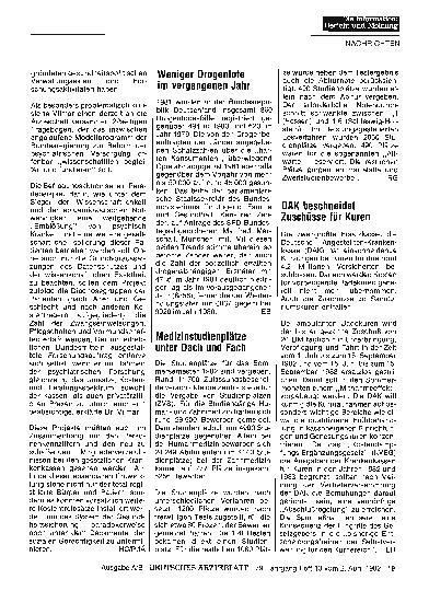 Vorschauseite 1: DAK beschneidet Zuschüsse für Kuren