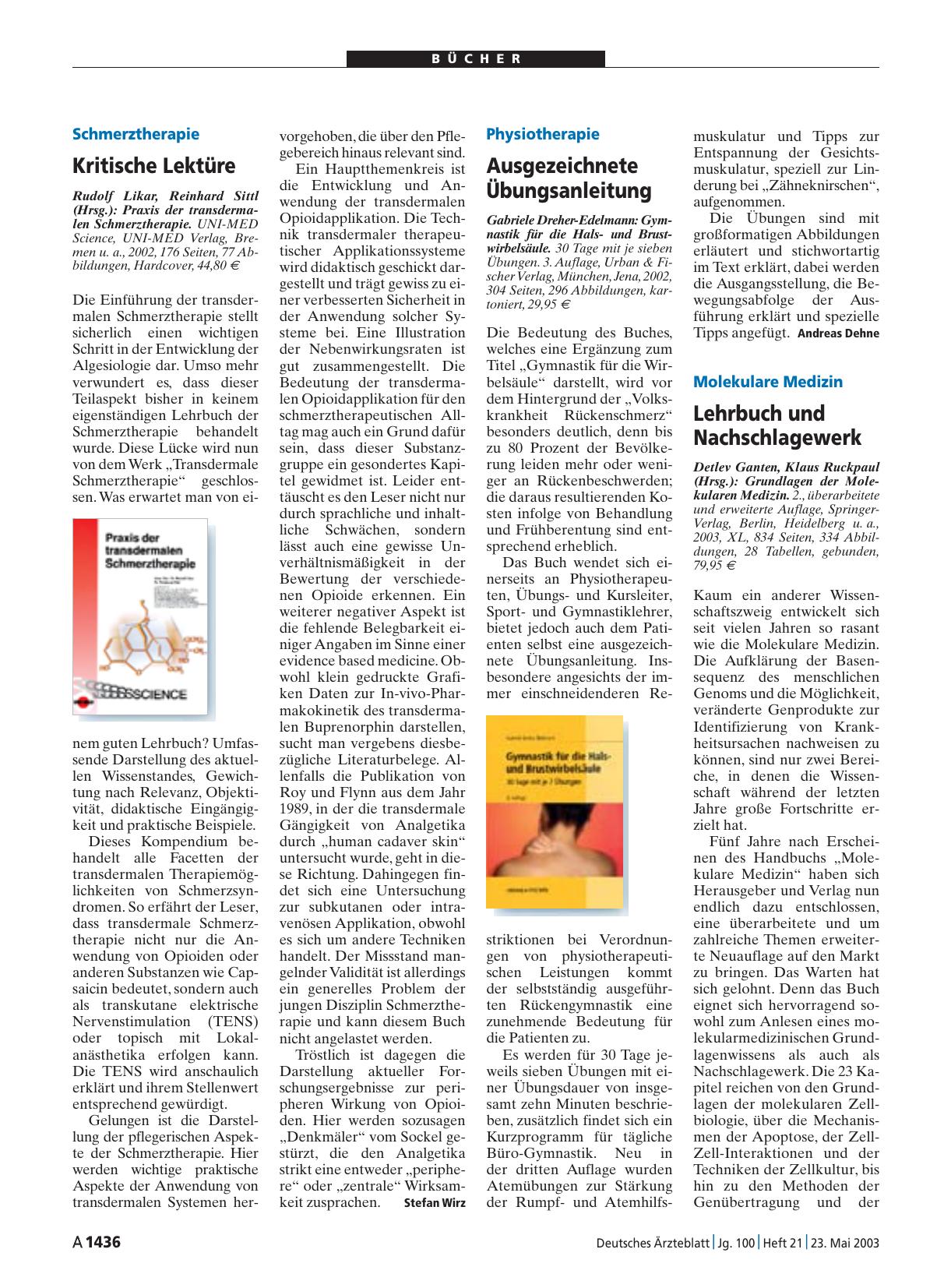 Vorschauseite 1: Grundlagen der Molekularen Medizin