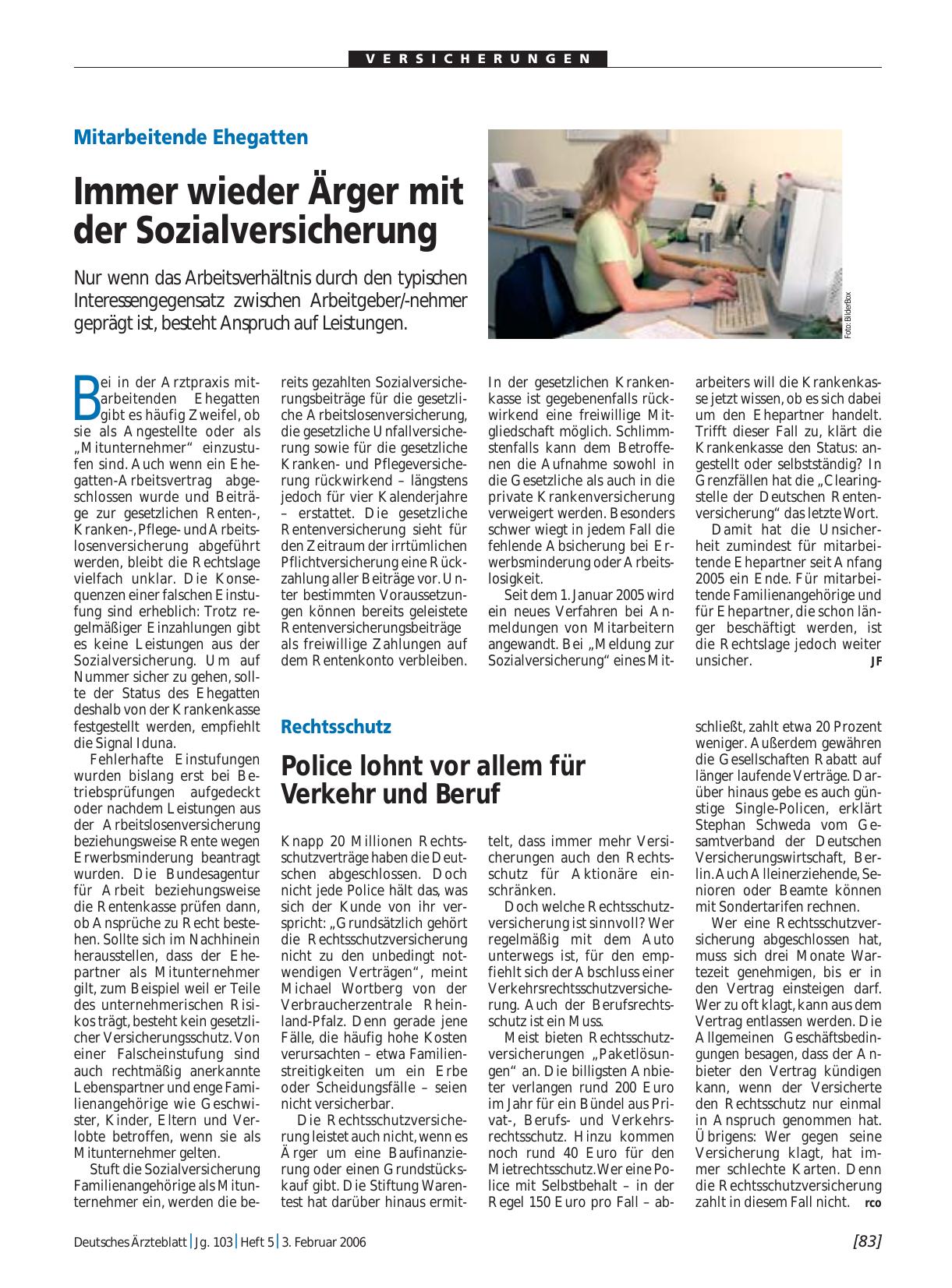 Vorschauseite 1: Mitarbeitende Ehegatten: Immer wieder Ärger mit der Sozialversicherung