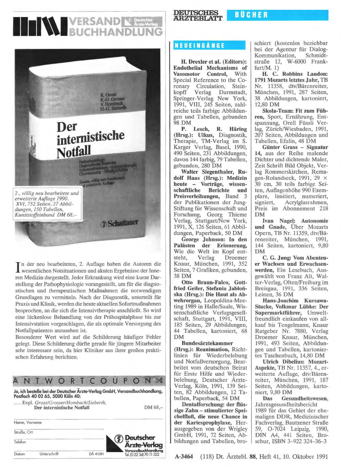 Vorschauseite 1: Neueingänge