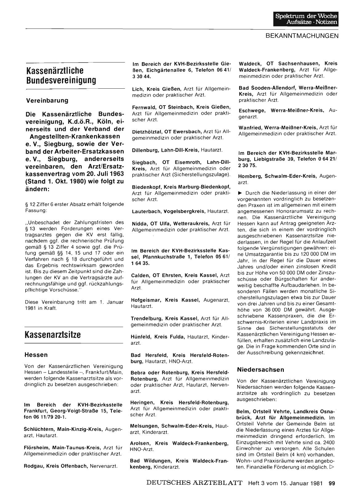 Vorschauseite 1: Kassenärztliche Bundesvereinigung