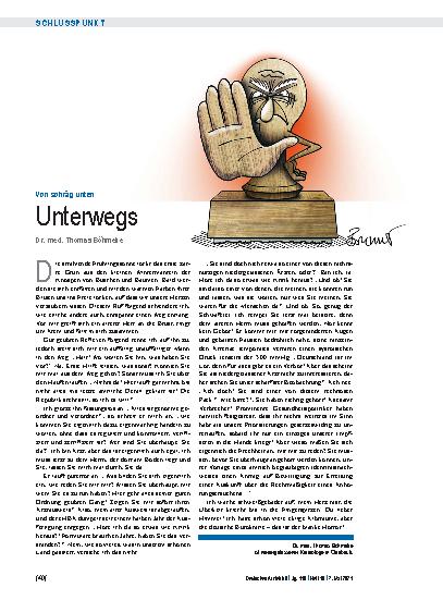 Vorschauseite 1: Von schräg unten: Unterwegs