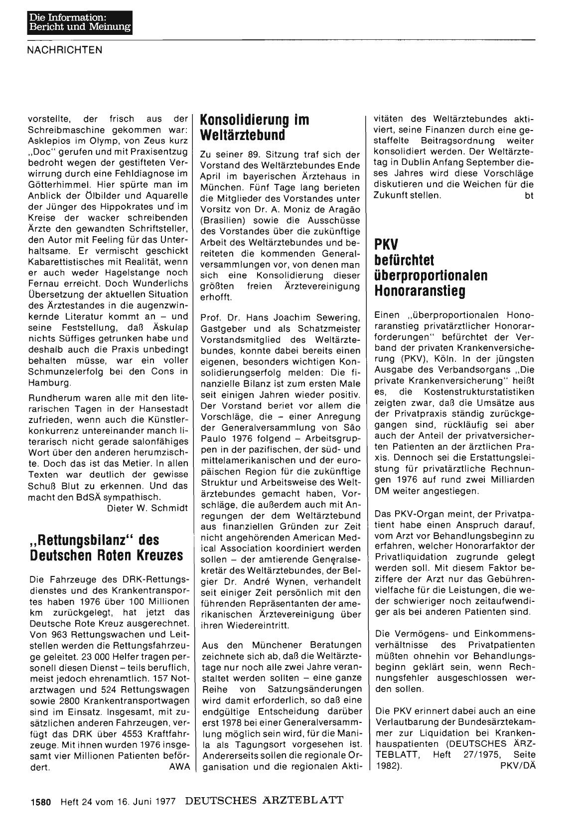 Vorschauseite 1: PKV befürchtet überproportionalen Honoraranstieg