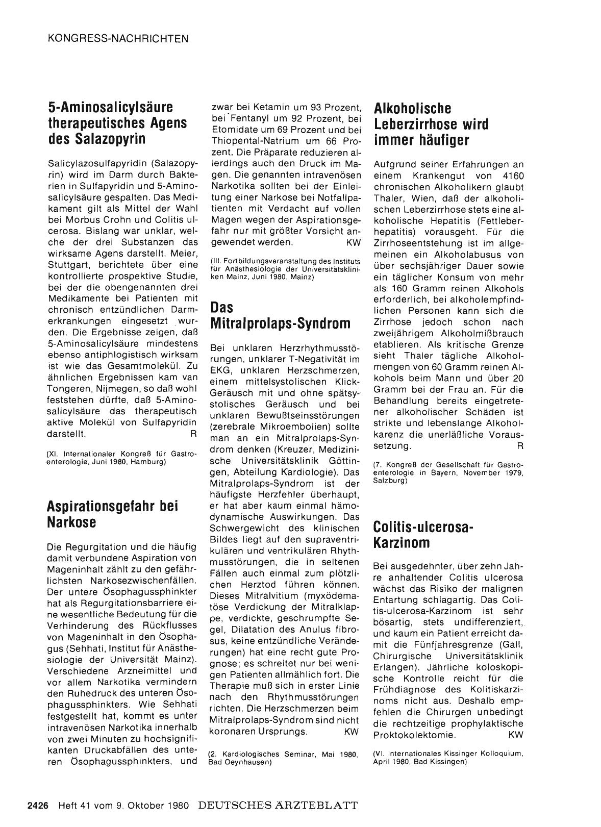 Vorschauseite 1: Alkoholische Leberzirrhose wird immer häufiger
