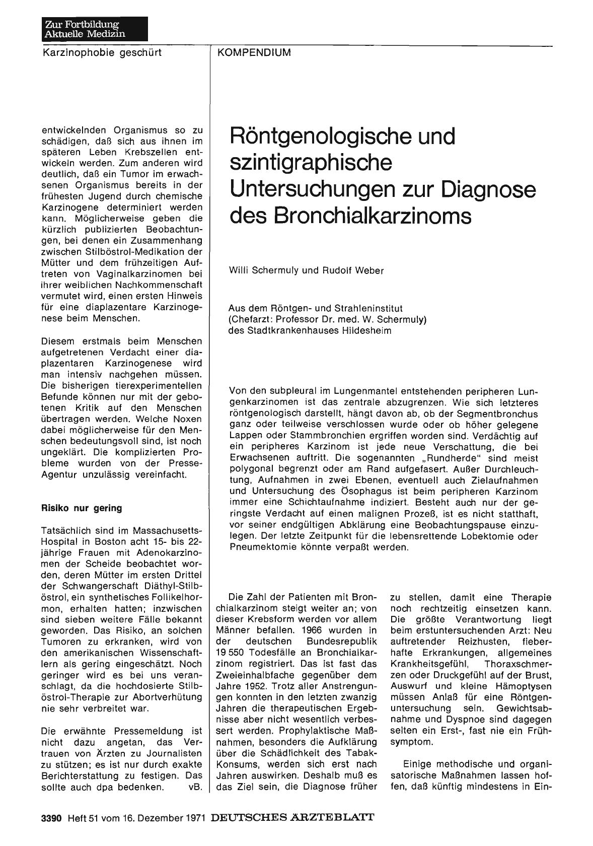 Vorschauseite 1: Röntgenologische und szintigraphische Untersuchungen zur Diagnose des Bronchialkarzinoms