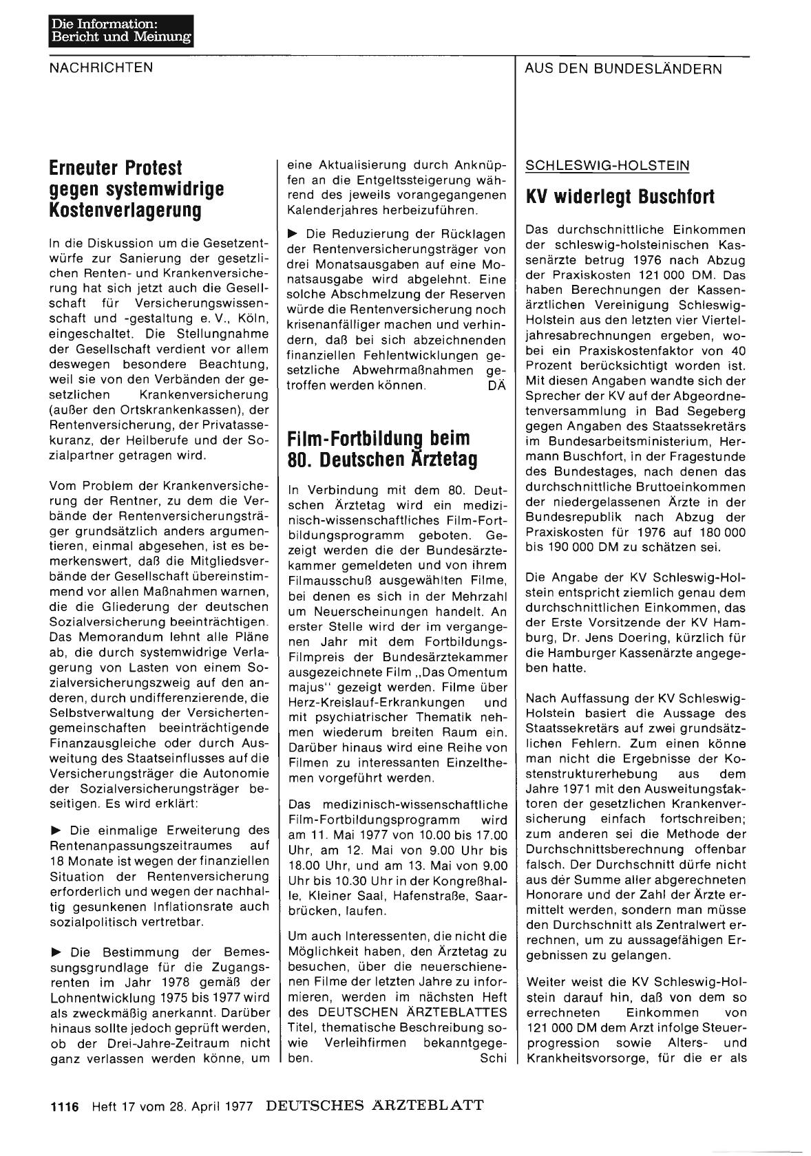Vorschauseite 1: Film-Fortbildung beim 80. Deutschen Ärztetag