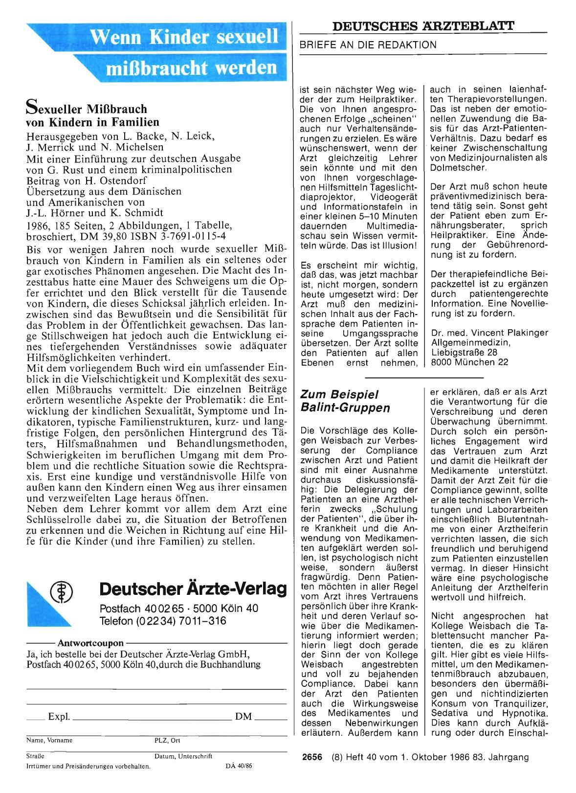 Vorschauseite 1: COMPLIANCE: Zum Beispiel Balint-Gruppen
