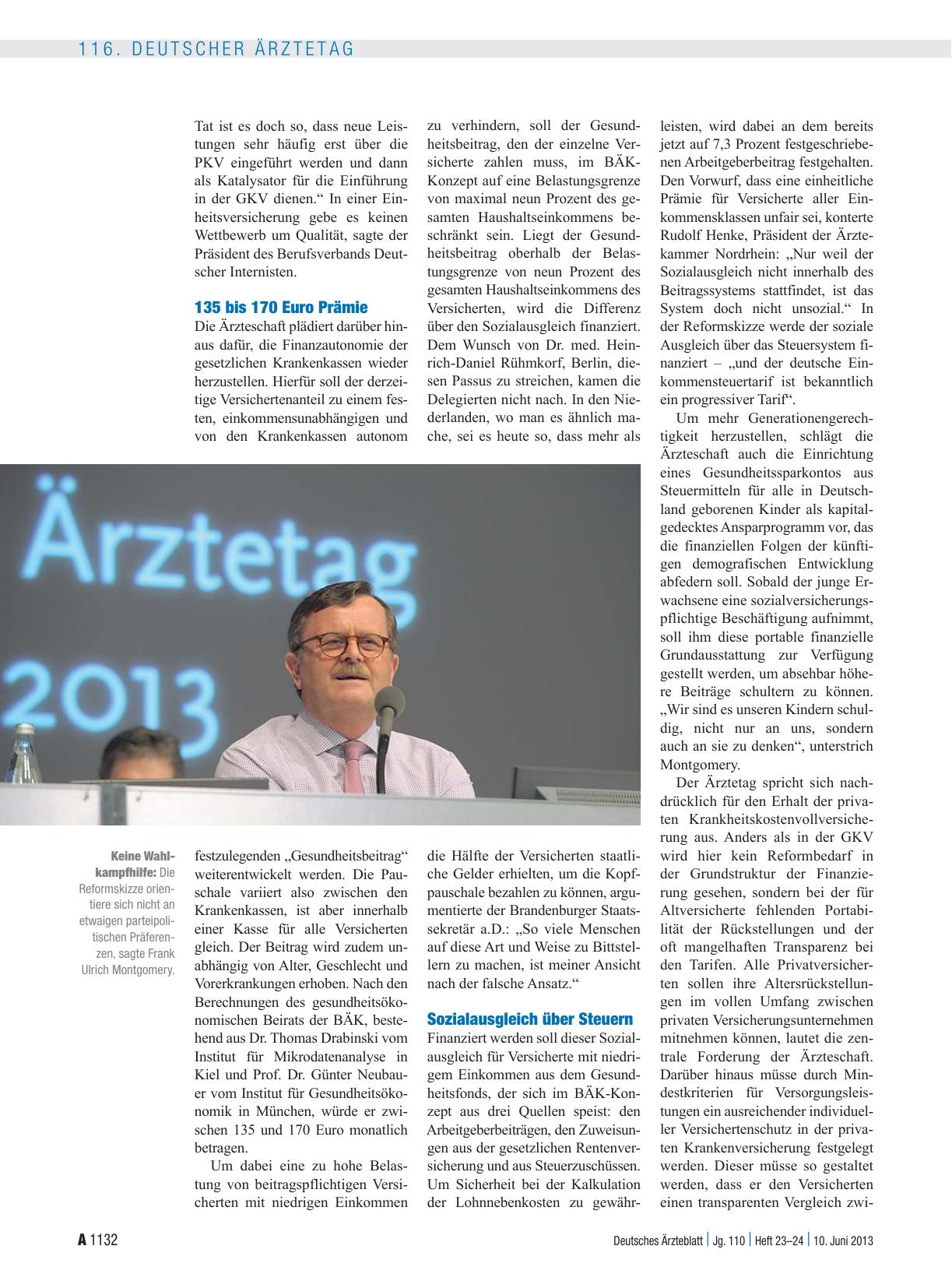 Vorschauseite 2: Finanzierung der Krankenversicherung: Ein „Nein“ zur Einheitsversicherung