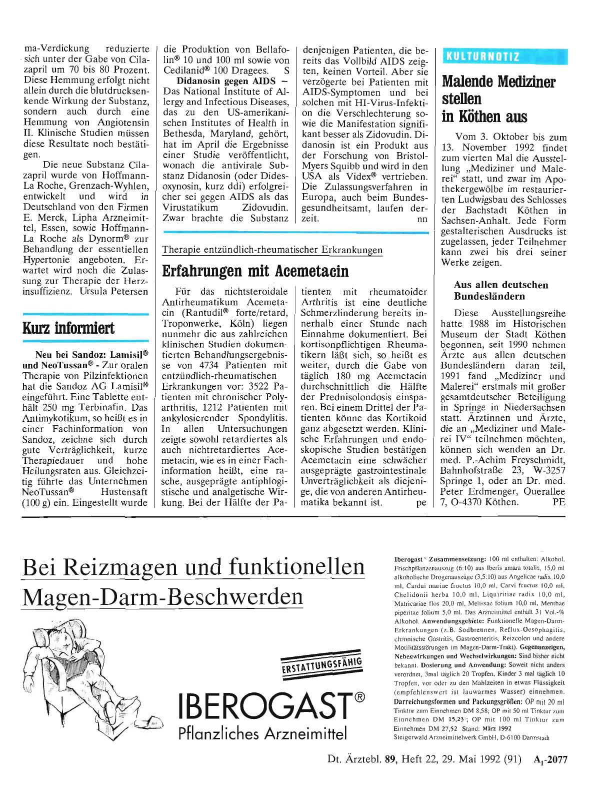Vorschauseite 1: Malende Mediziner stellen in Köthen aus