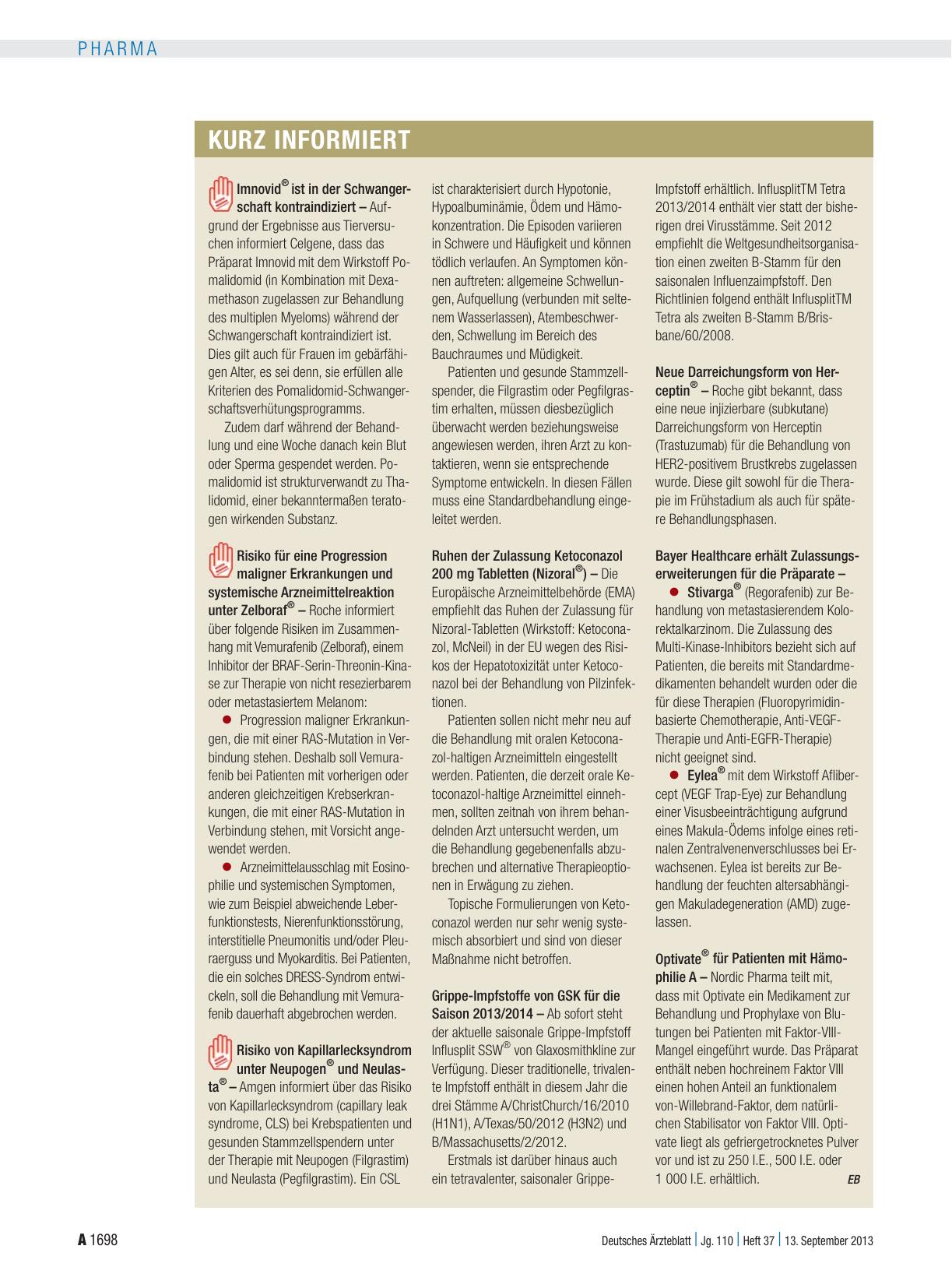 Vorschauseite 1: Kurz informiert