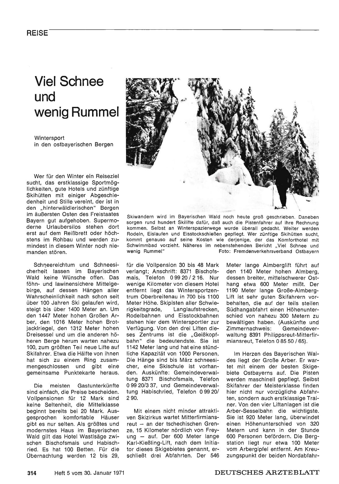 Vorschauseite 1: Viel Schnee und wenig Rummel: Wintersport in den ostbayerischen Bergen